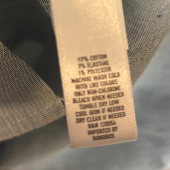 Bonobos Men’s XL Extra Large Slim Fit Button Down Dress Shirt Blue Marled Print - Picture 4 of 7